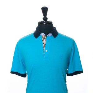 Daks London Blue Polo Shirt